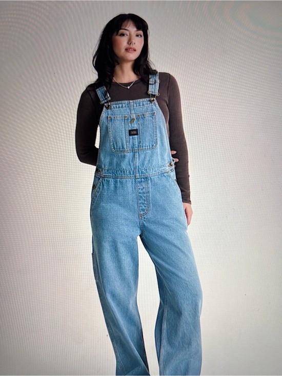 Vans Denim - Vans Light Blue Denim Overalls - Baggy Fit